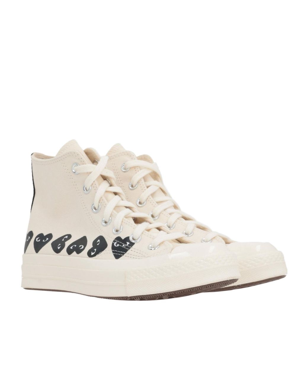 COMME DES GARÇONS PLAY Natural Chuck High Top Sneakers for men