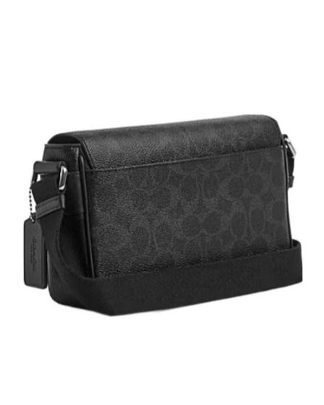 COACH Black Jack Small Flap Crossbody Bag for men