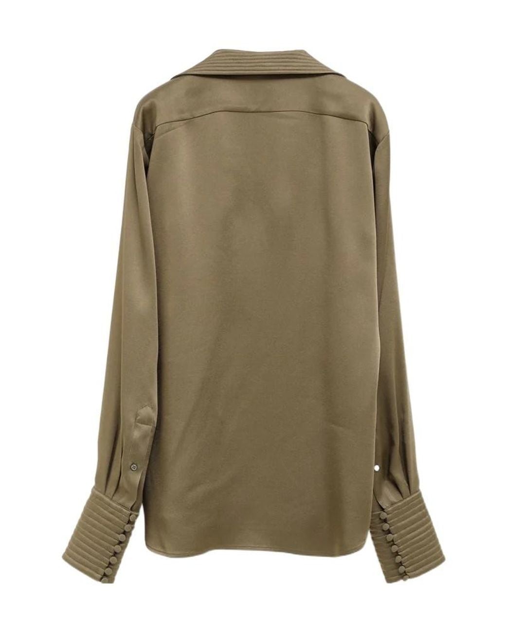 Dries Van Noten Green Long Sleeve Shirt