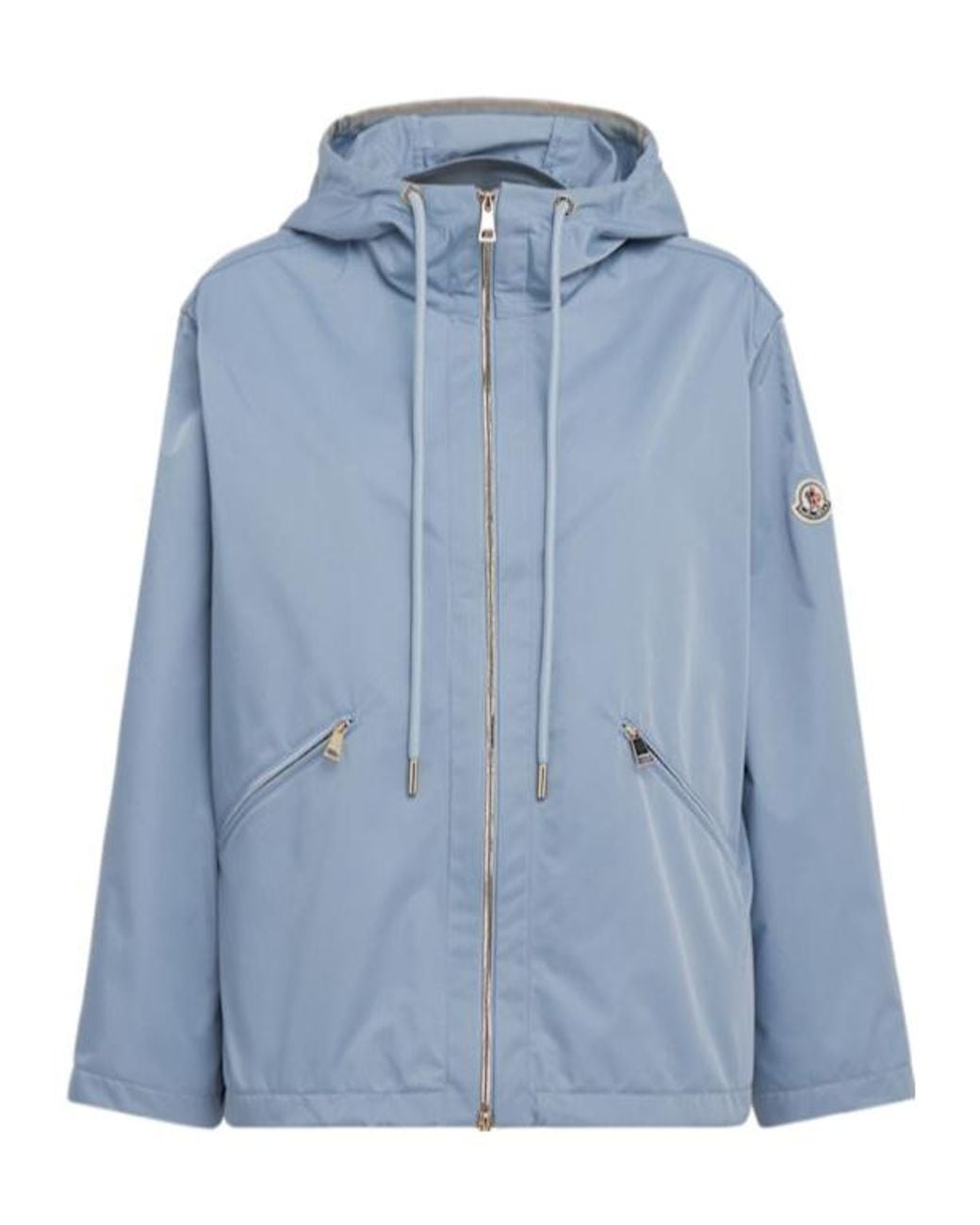 Moncler Blue Cassiopea Tech Hooded Casual Jacket