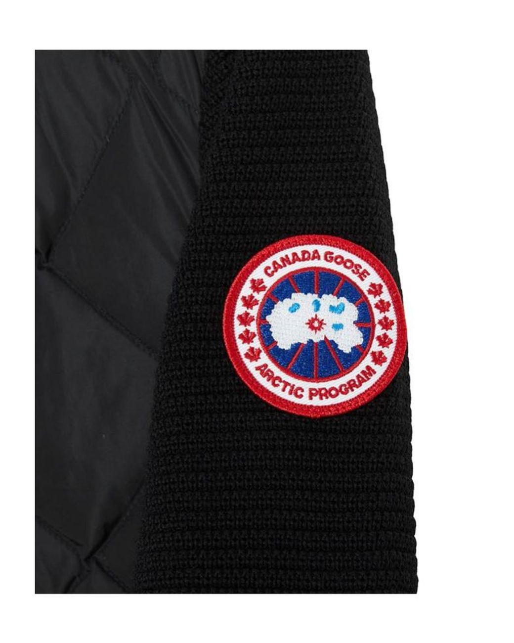 Canada Goose Black Hybridge Quilted Hooded Jacket
