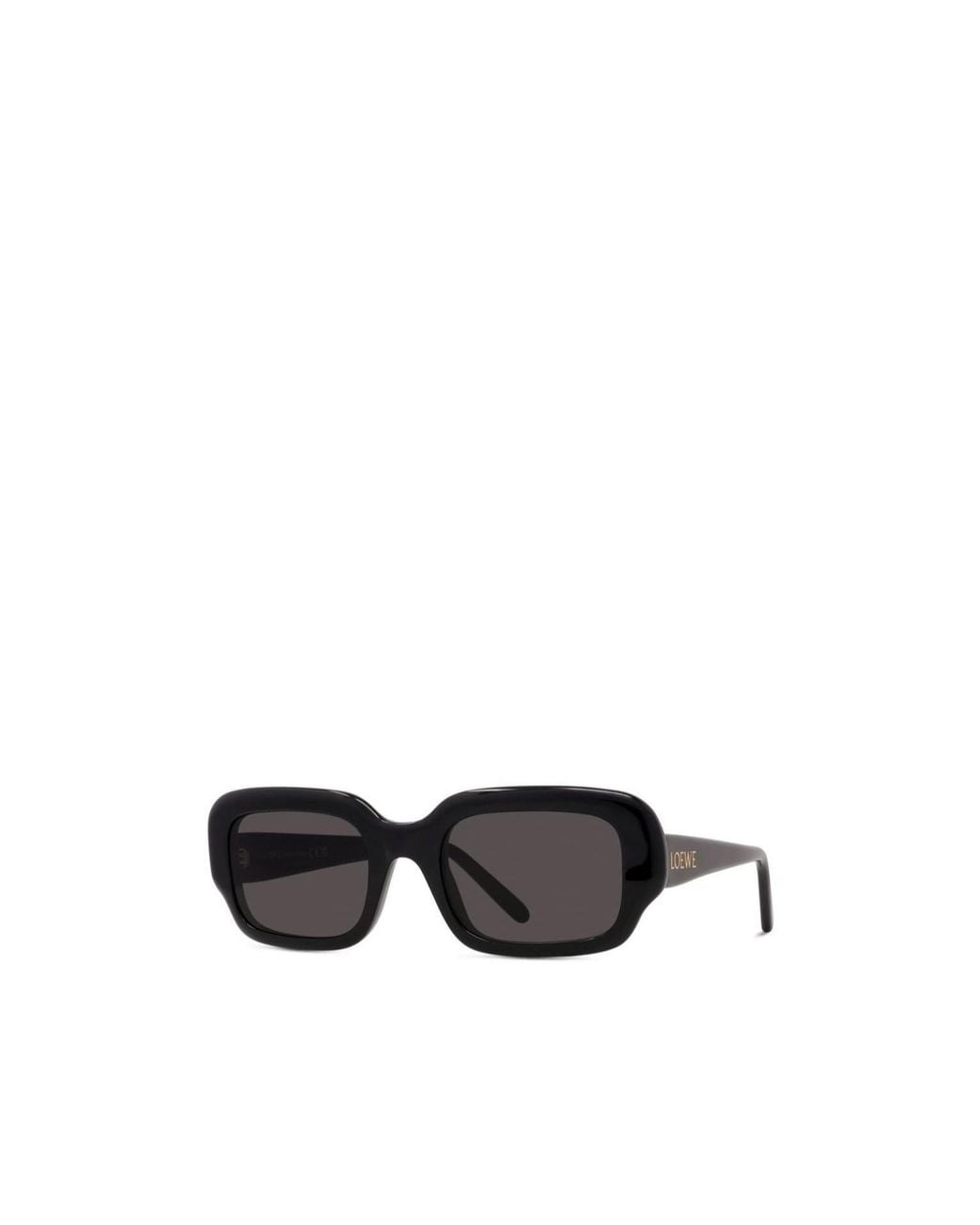 Loewe White Rectangular Frame Sunglasses