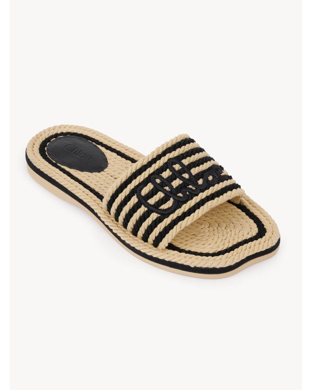 Chloé White Chloã Sand Slippers