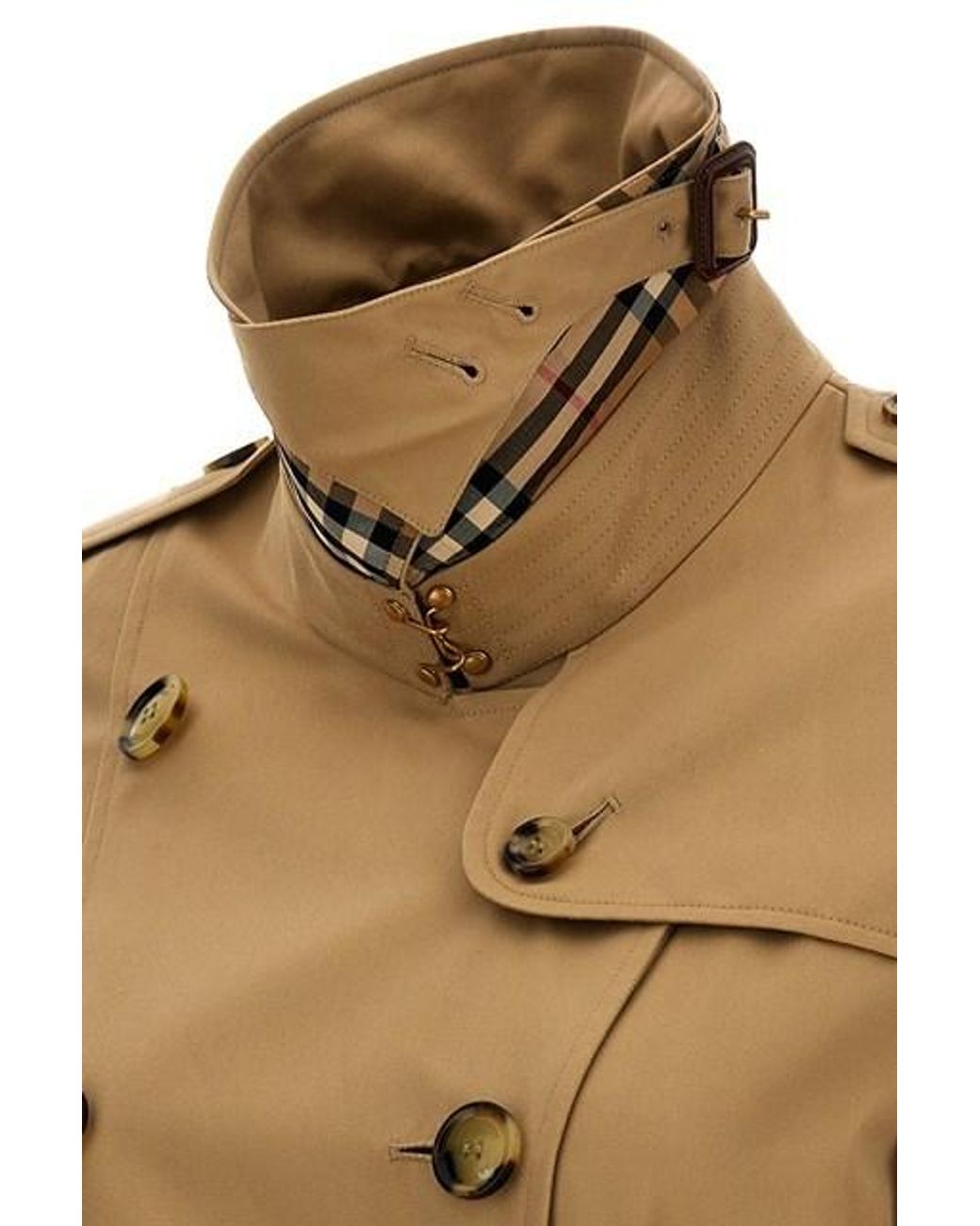 Burberry Natural Long Chelsea Heritage Belted Trench Coat