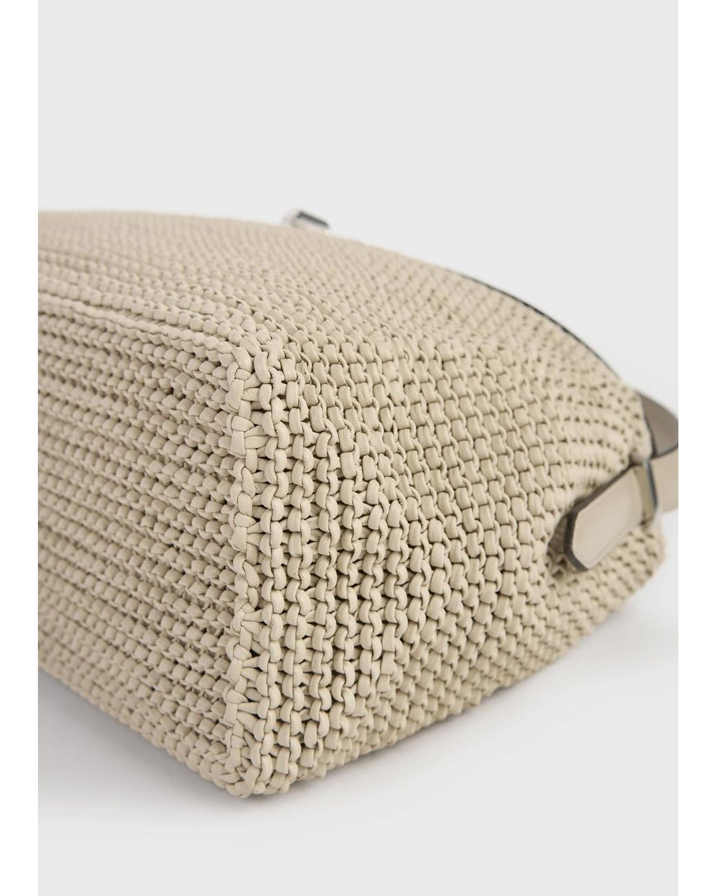 Totême  Natural Twist-Lock Fastening Leather Tote Bag