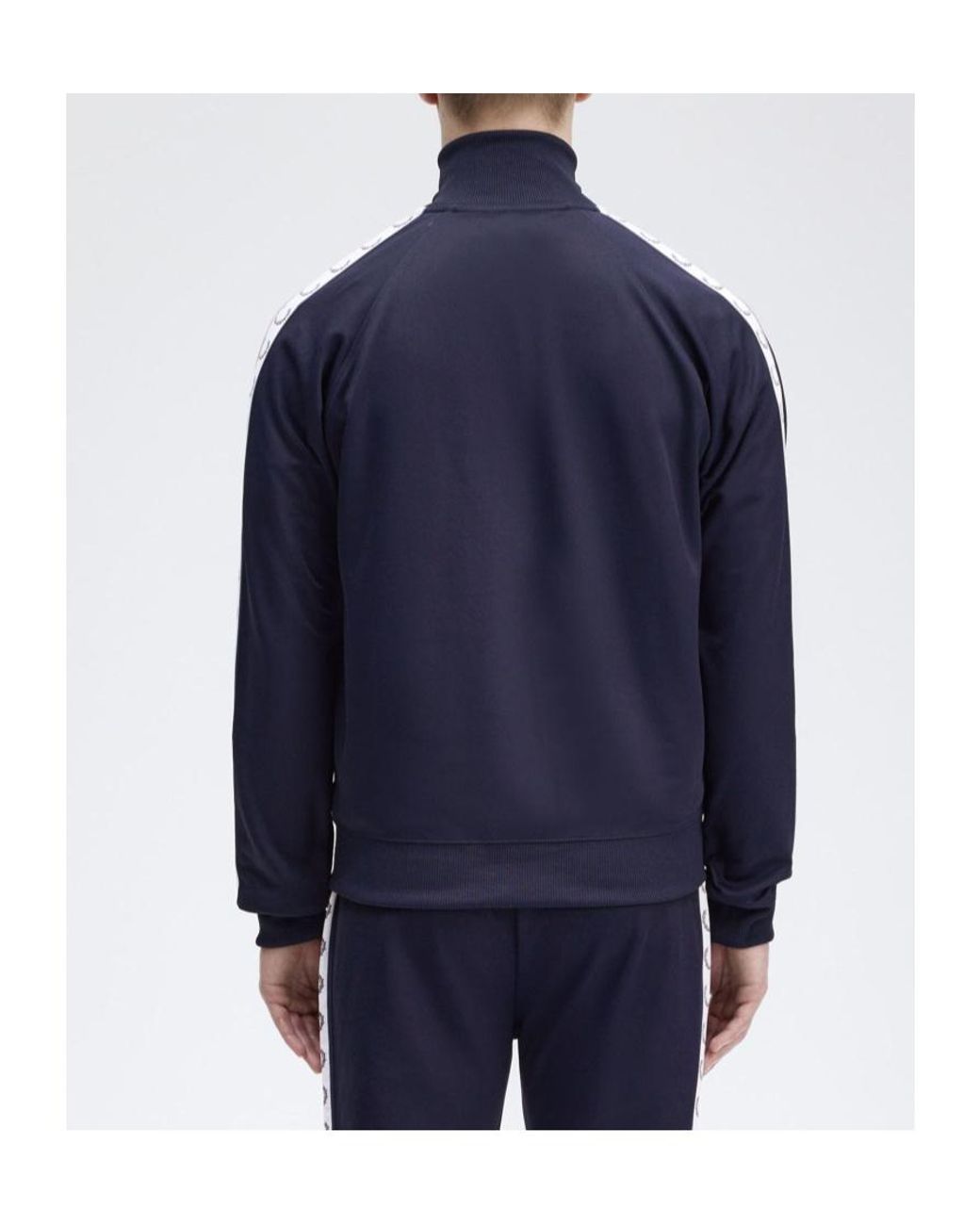 Fred Perry Blue Taped Track Jacket for men