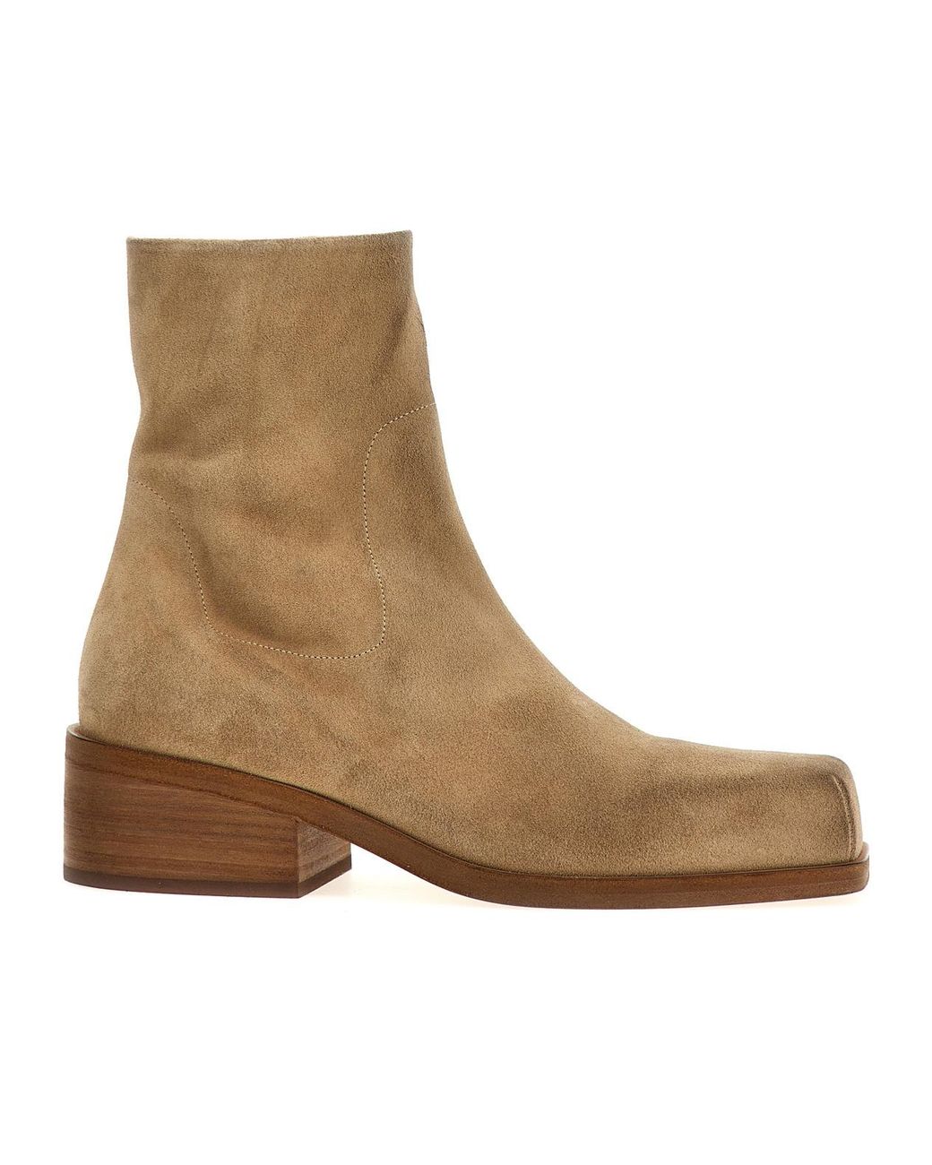 Marsèll Brown Marsèll Cassello Square Toe Ankle Boots for men