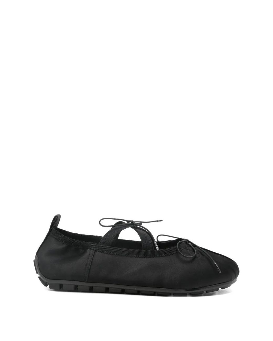Simone Rocha Black Ballerina Grip Flat Pumps