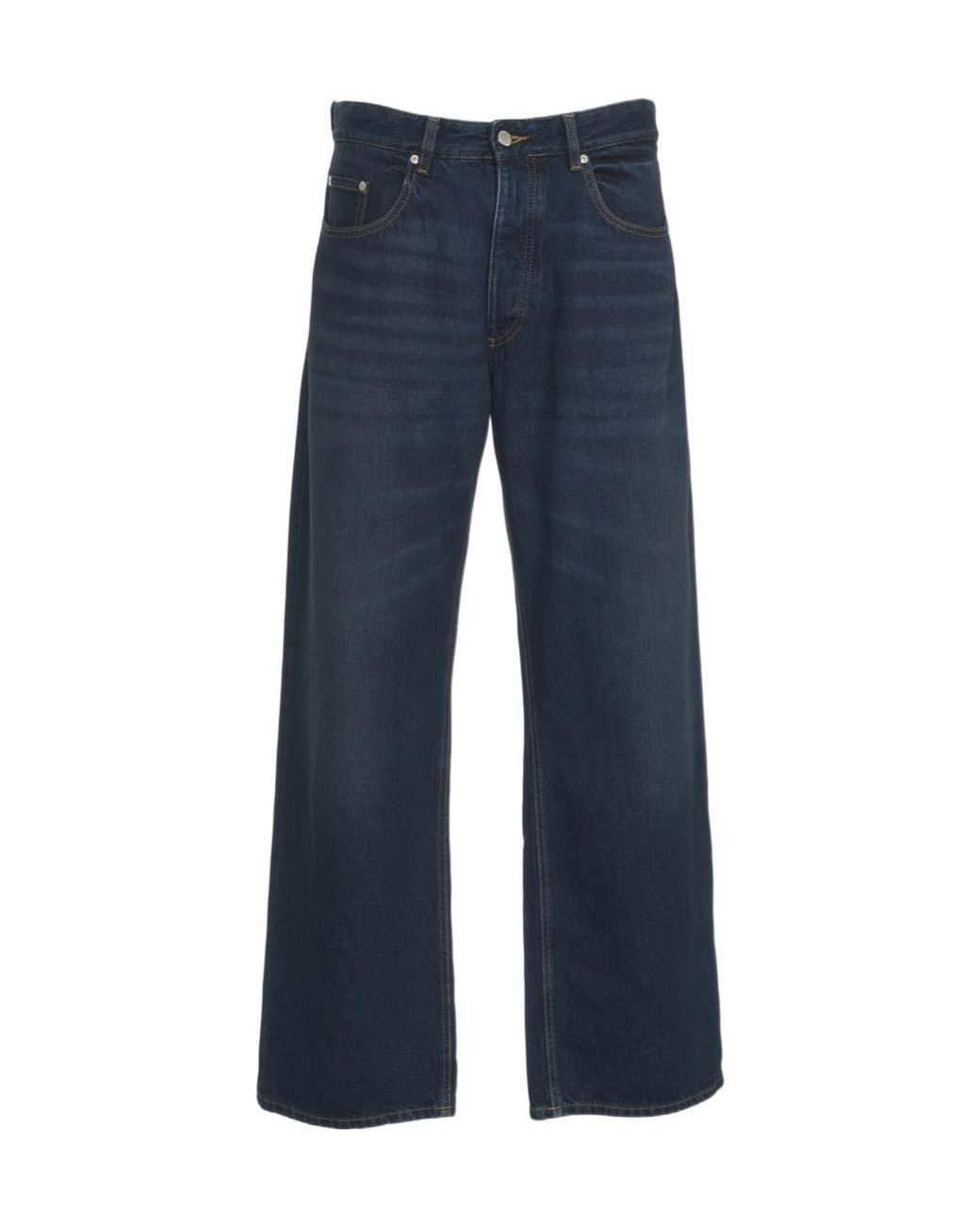 ICON DENIM Blue Logo Denim Trousers for men