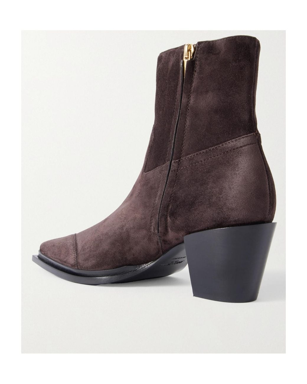 Jimmy Choo Brown Cece 60 Suede Ankle Boots
