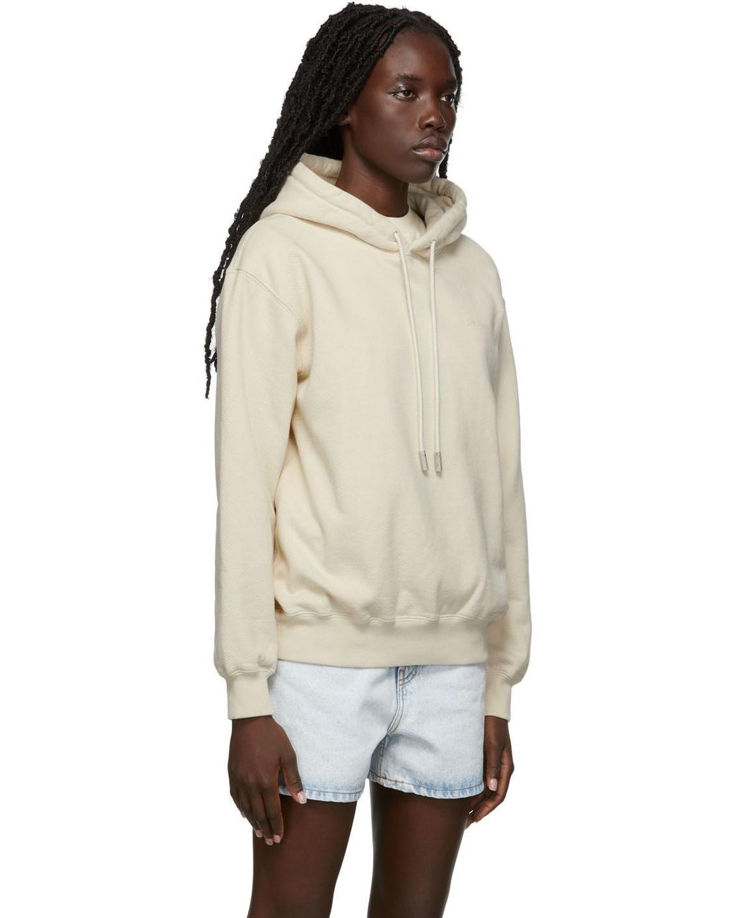 Off-White c/o Virgil Abloh White Diag-Print Hoodie