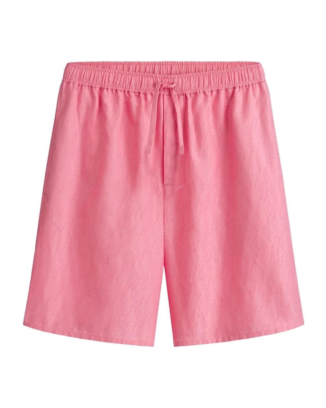 Dior Pink Oblique Shorts for men