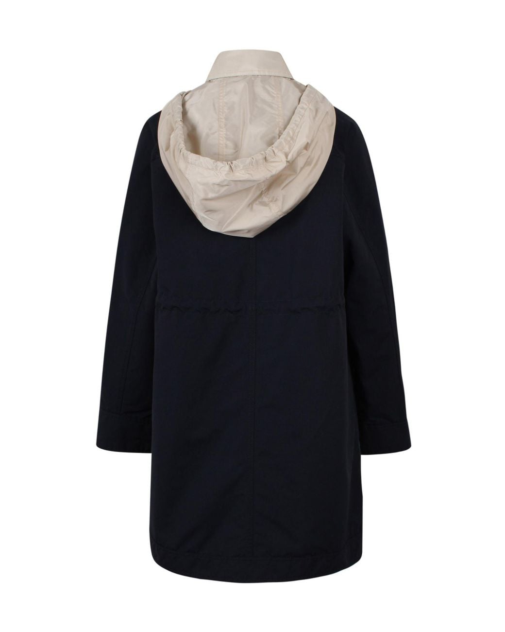 Moncler Blue 3-In- Long Down Jacket