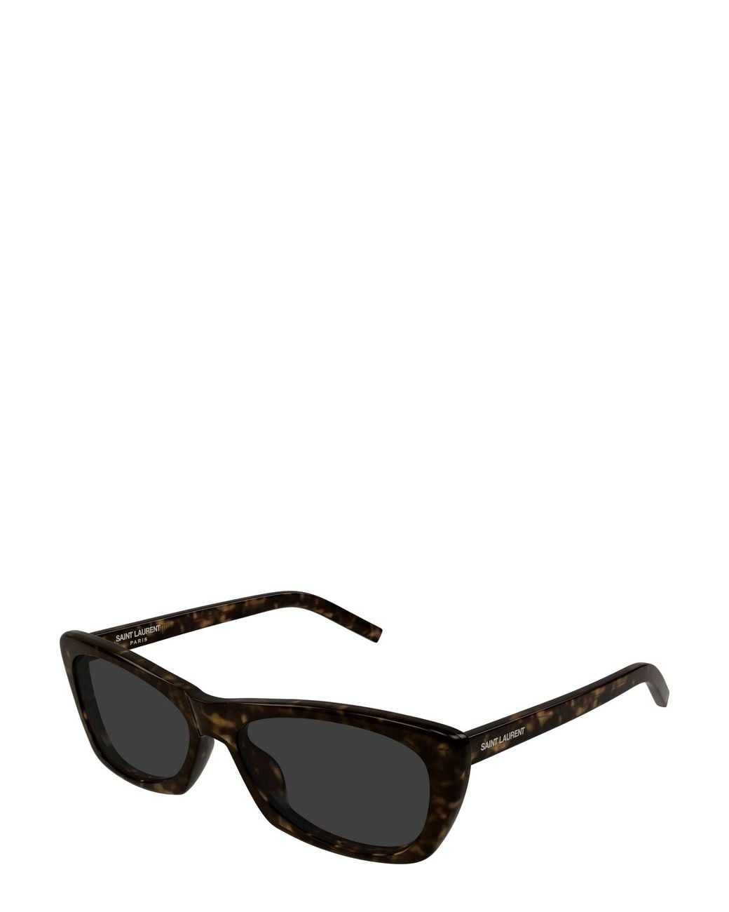 Saint Laurent Black Eyewear Rectangle Frame Sunglasses