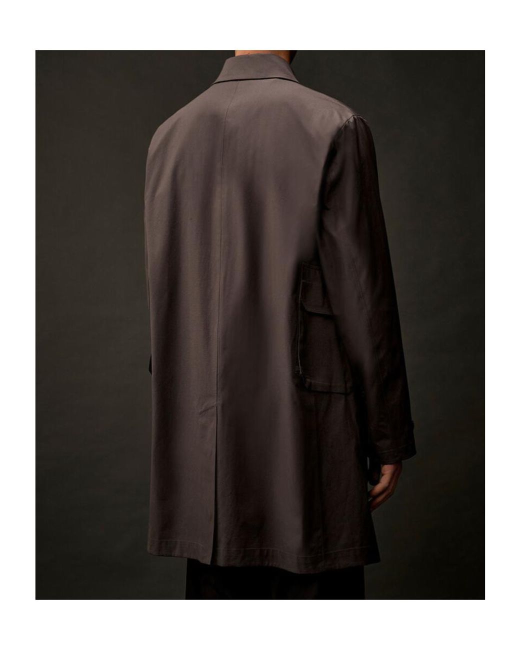 C P Company Brown Long-Sleeved Trench Coat for men