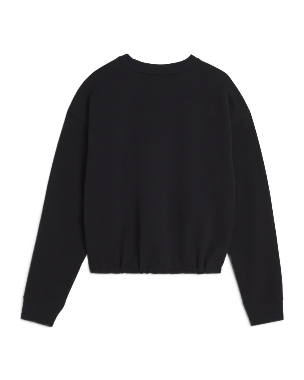 Maison Kitsuné Black Maison Kitsuné Baby Fox Patch Drawstring Comfort Sweatshirt