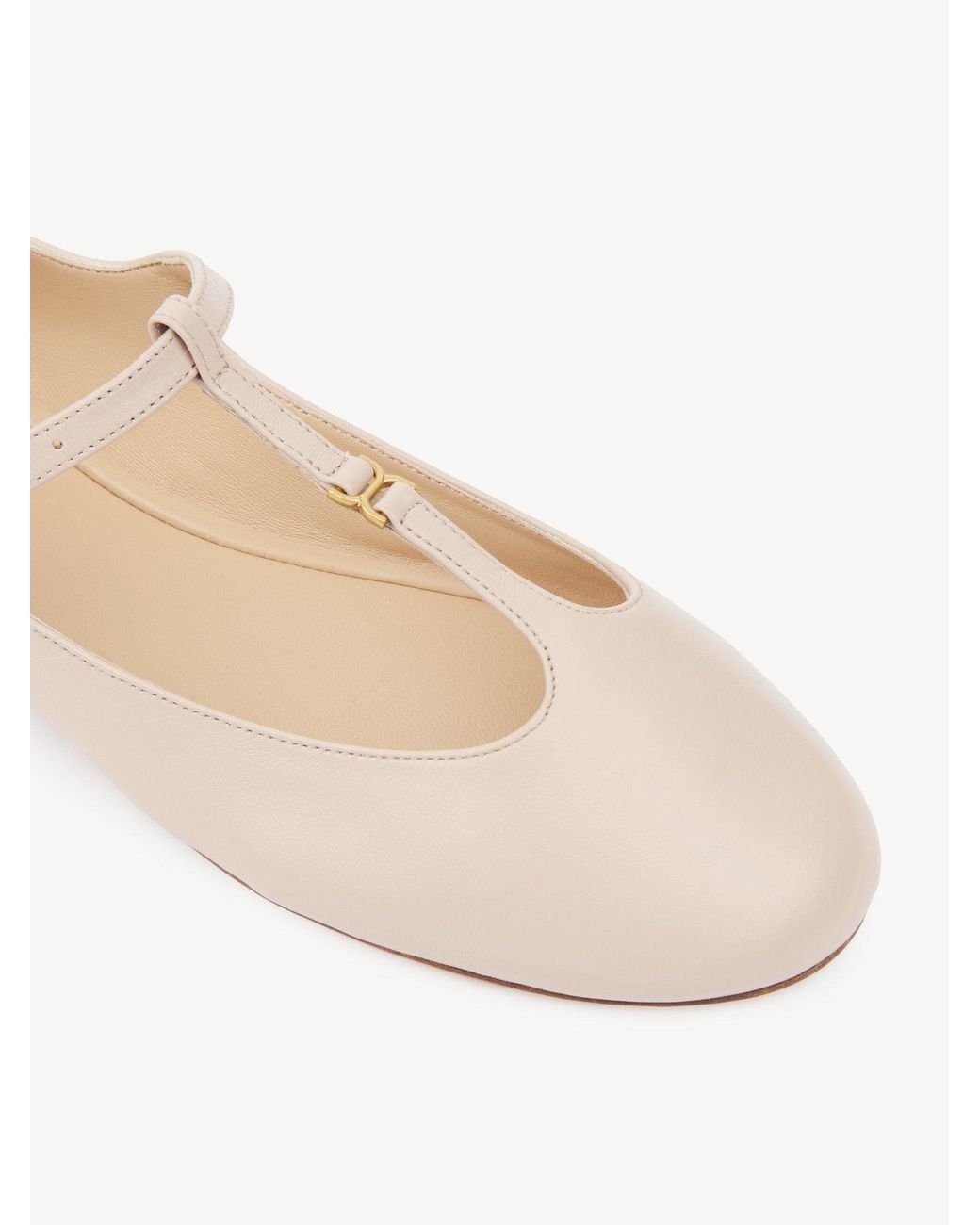 Chloé Pink Chloé Marcie Ballet Flats