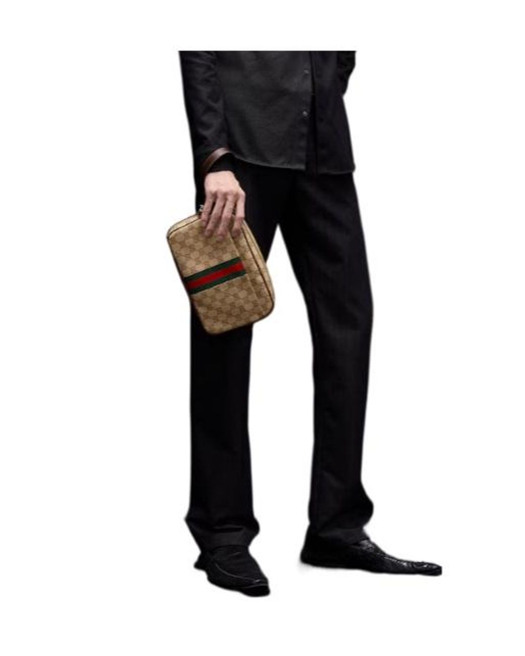 Gucci Multicolor Web Detailed Small Crossbody Bag for men