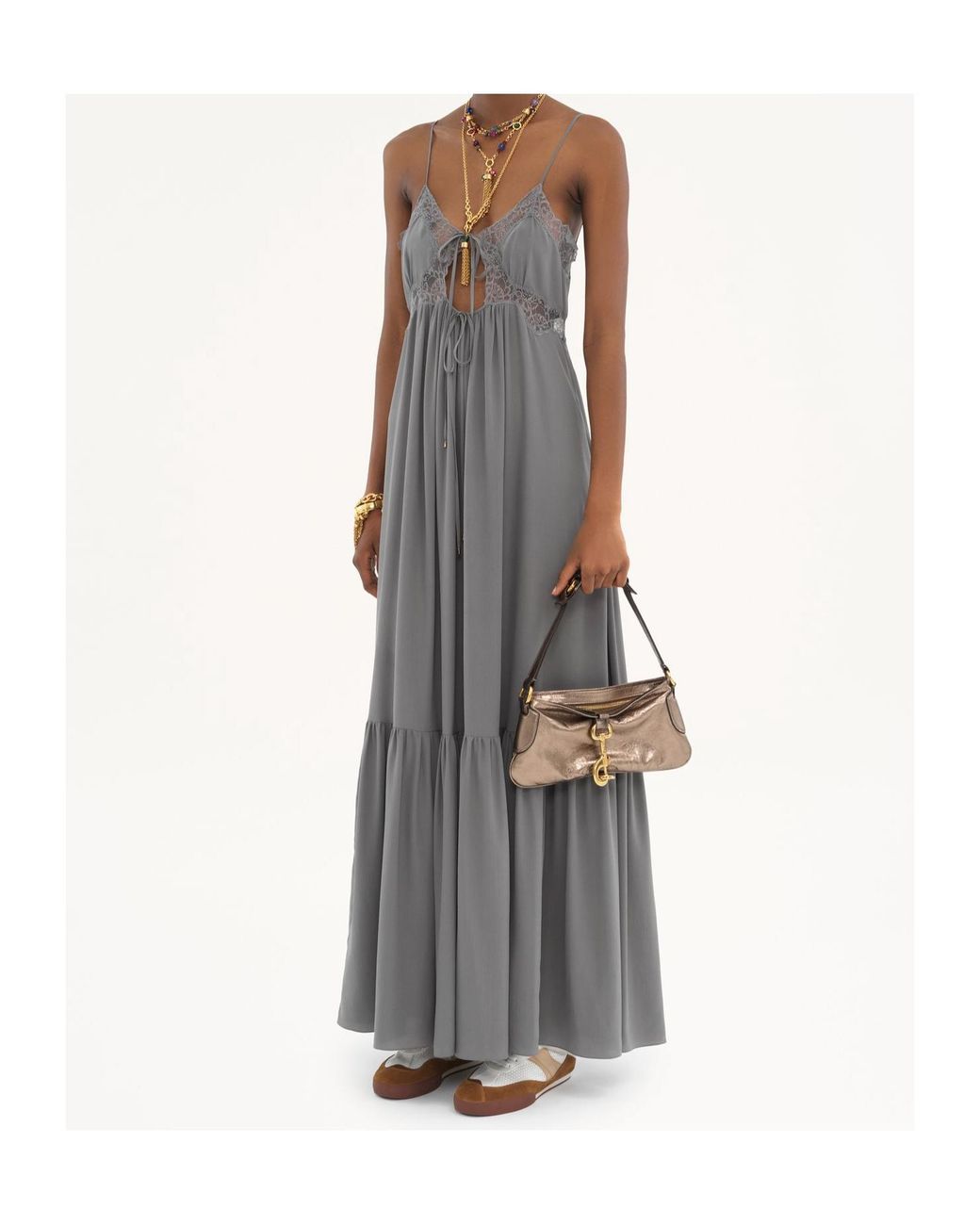 Chloé Gray Chloé Kerala 25 Shoulder Bag