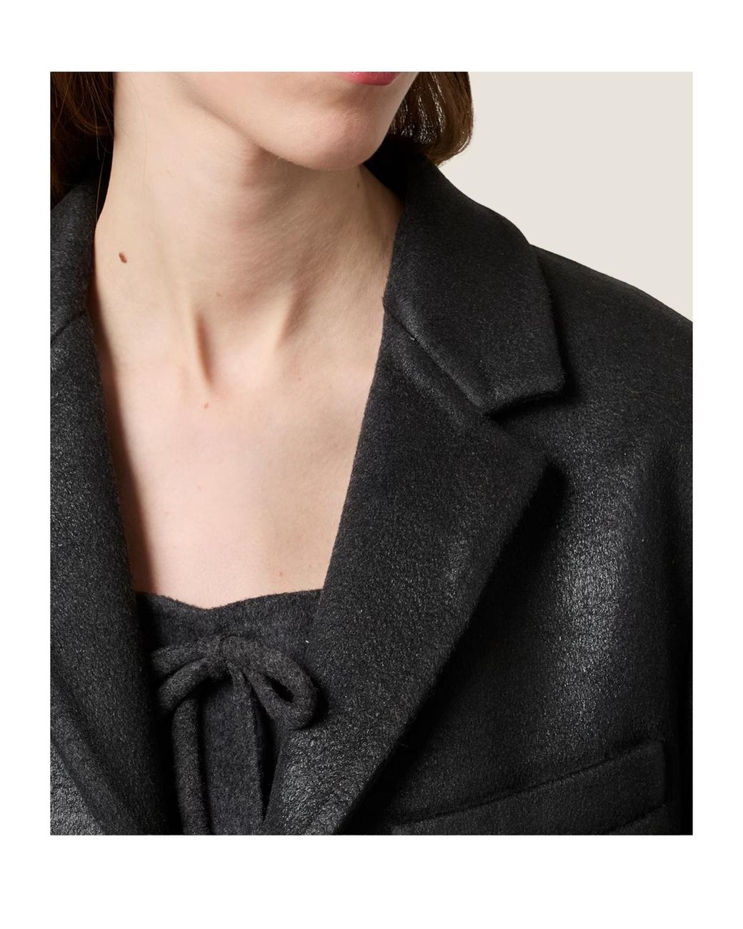 Miu Miu Black Single-Breasted Jacket