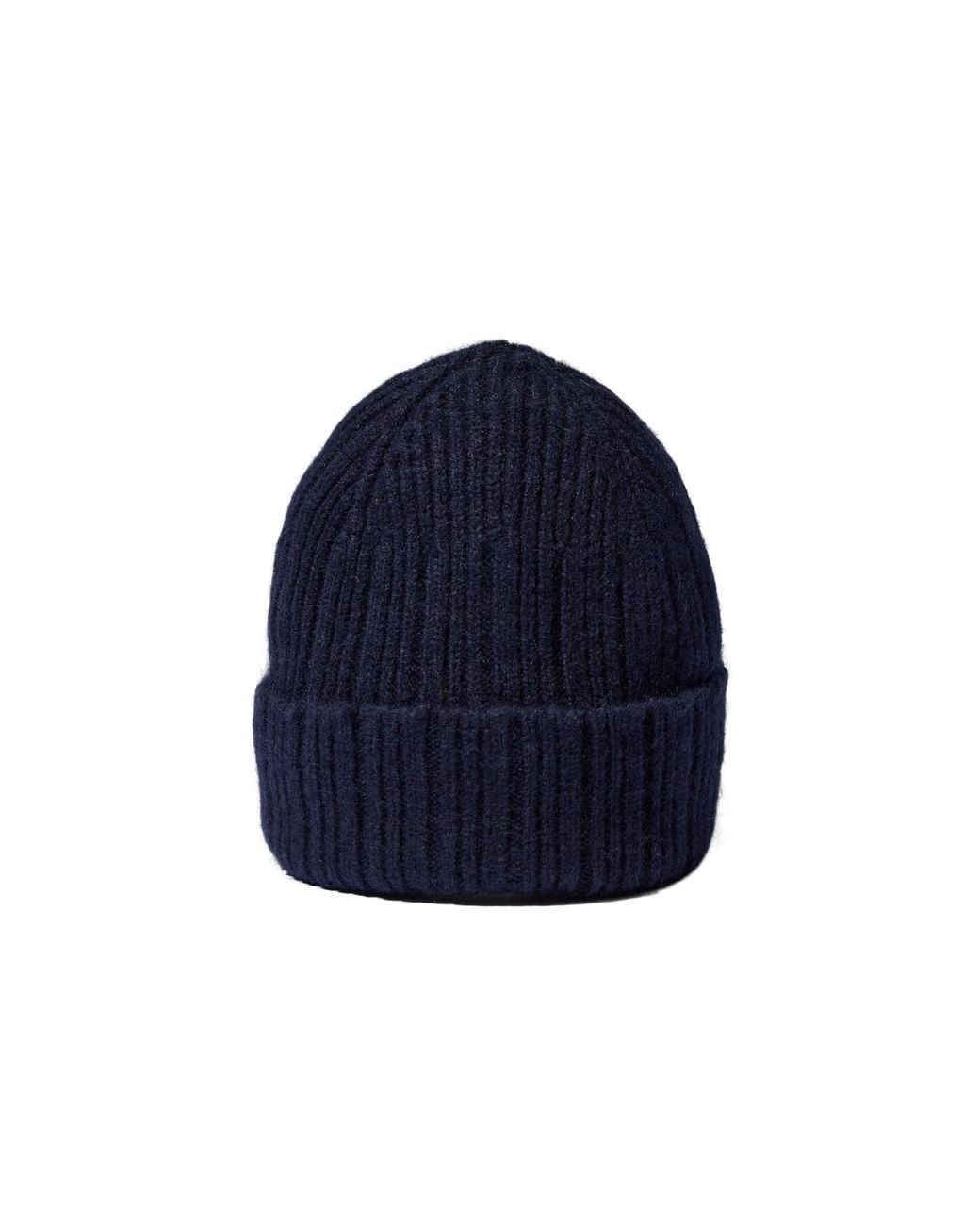 Drake's Blue Knitting Hat for men