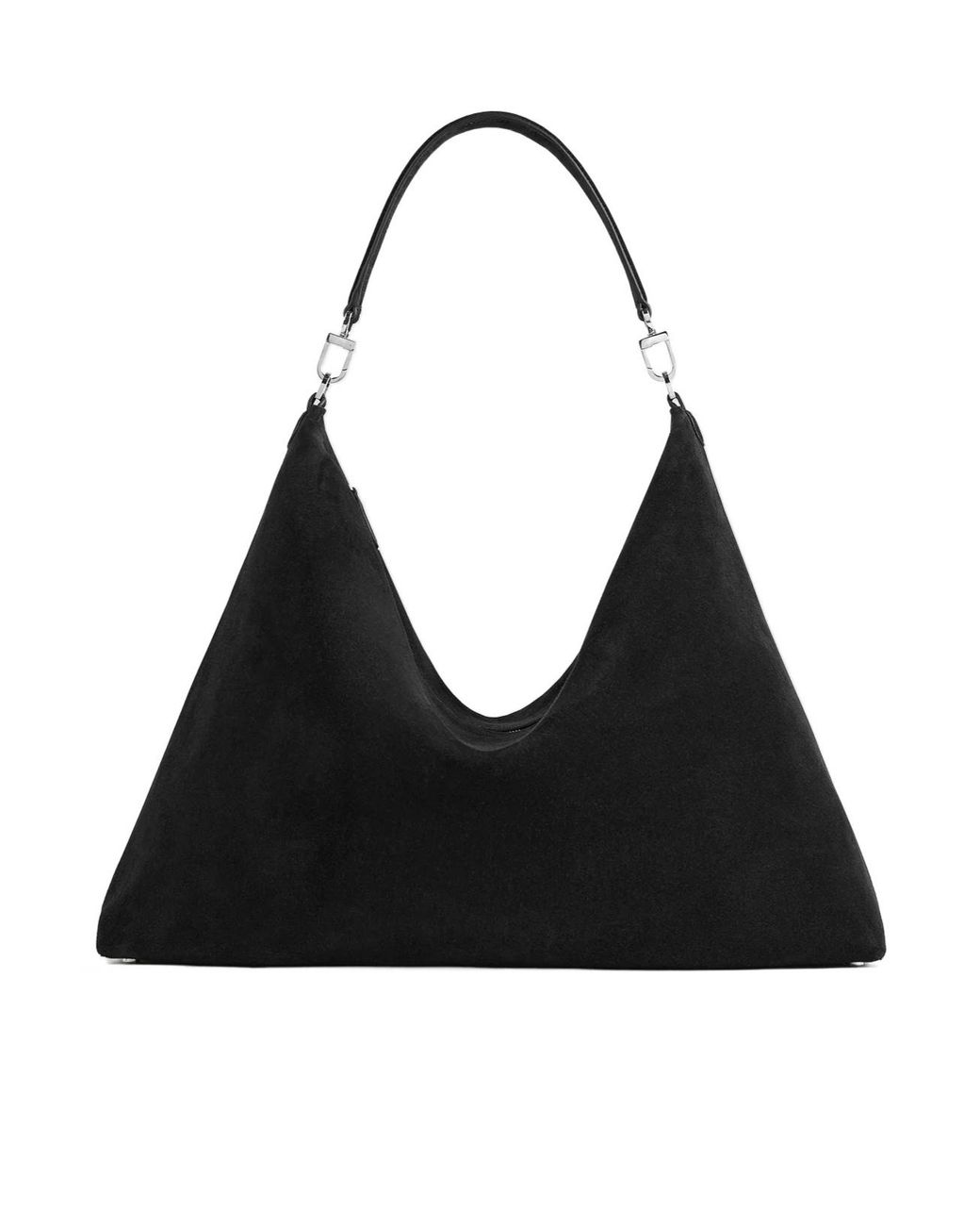 Totême Black Zipper Shoulder Bag