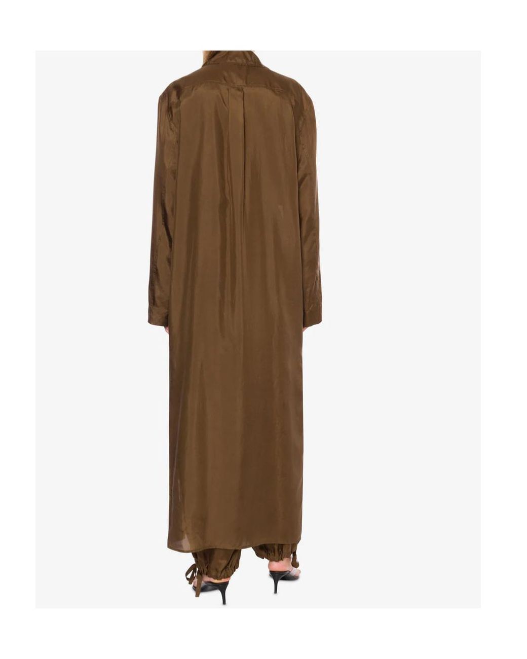 Philosophy Di Lorenzo Serafini Natural Washed Habotai Silk Duster
