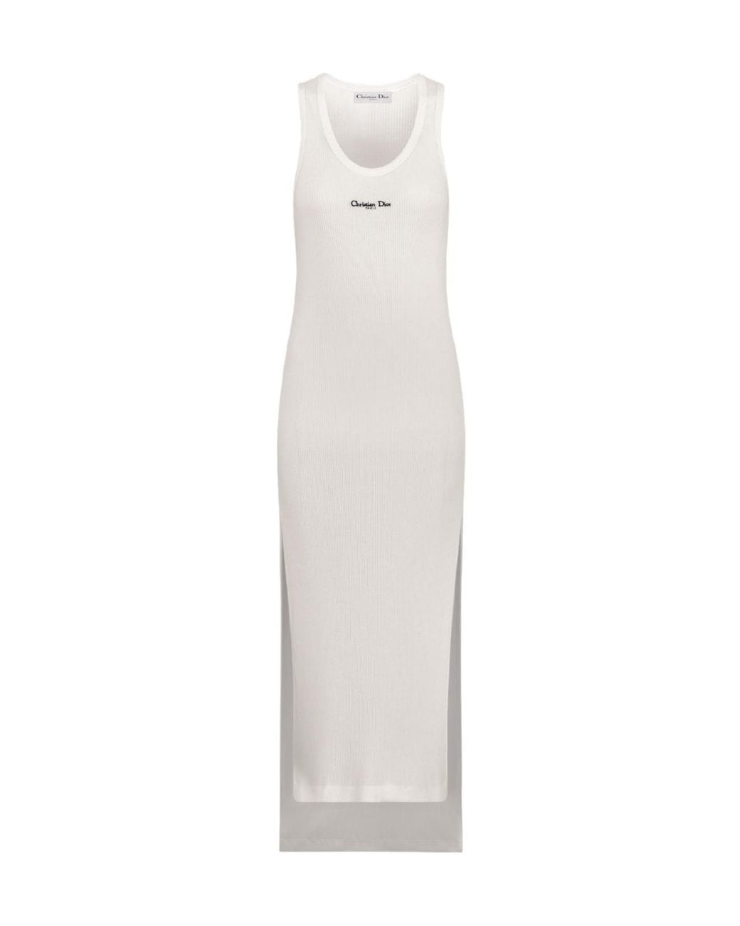Dior White Mid-Length Straight Dress