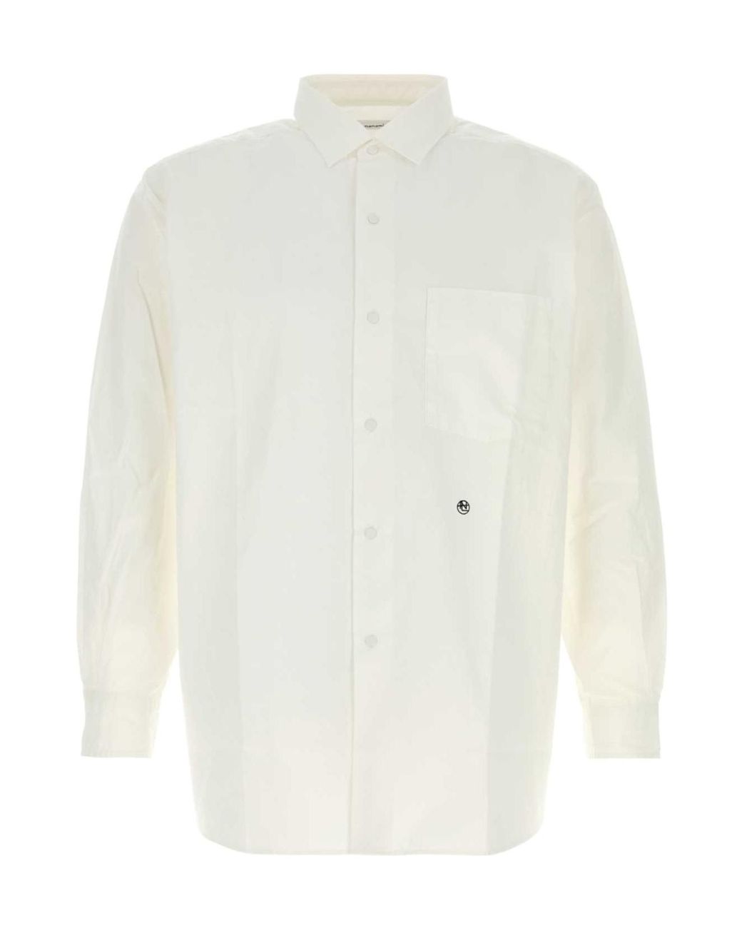 Nanamica White Regular Collar Oversized Shirt for men