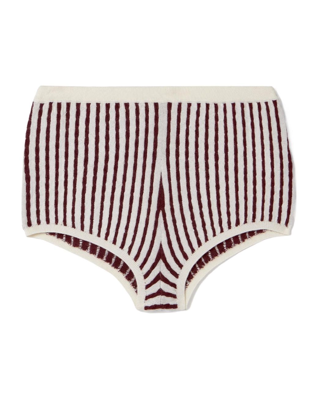 FRAME White Striped Shorts