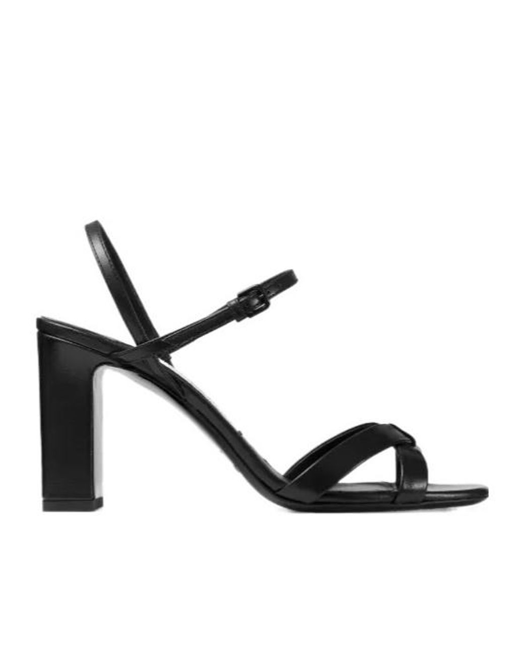 Jimmy Choo Black Elsy Block-Heel Sandals