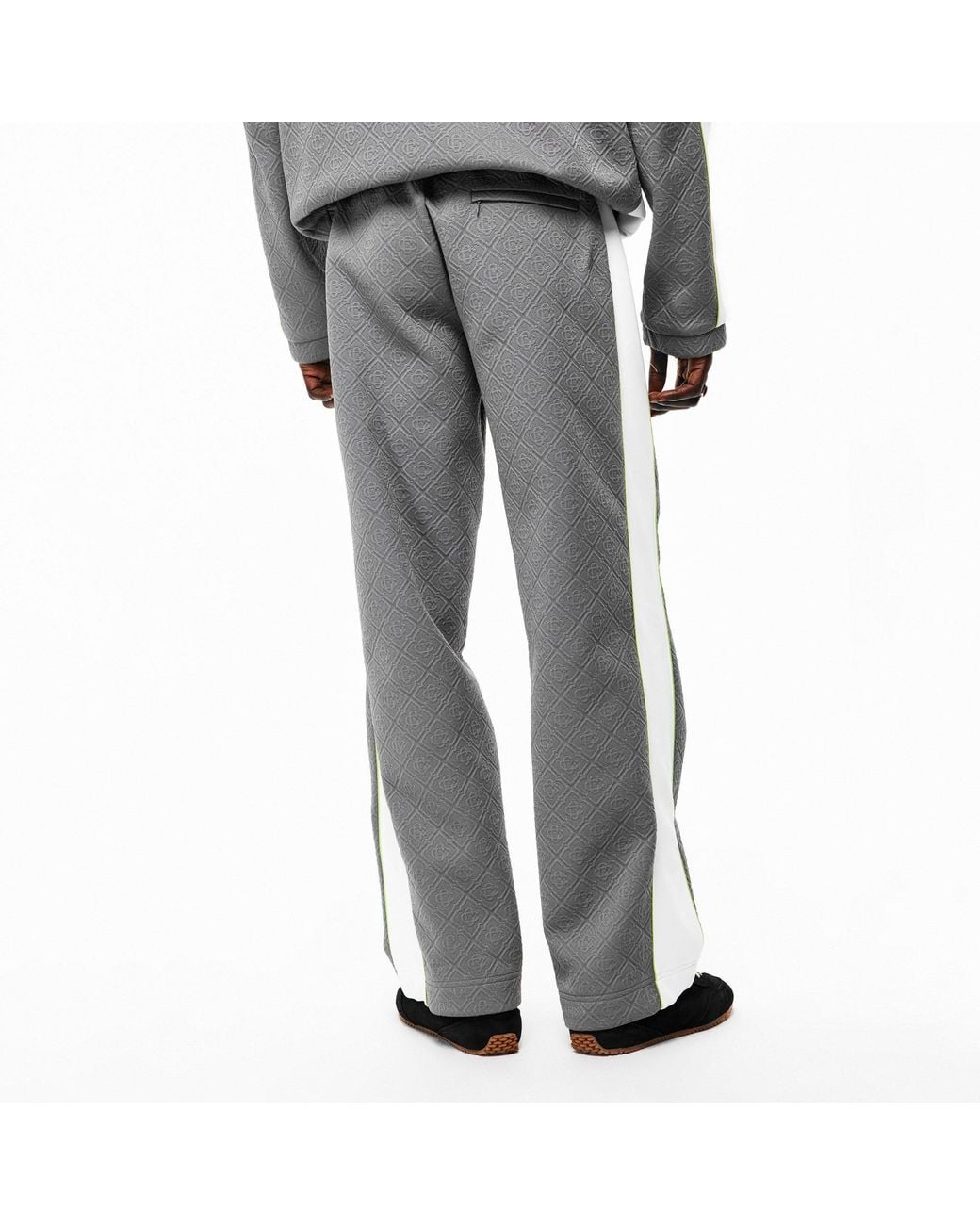 Casablanca Gray Athletic Pants With An Elastic Waistband for men