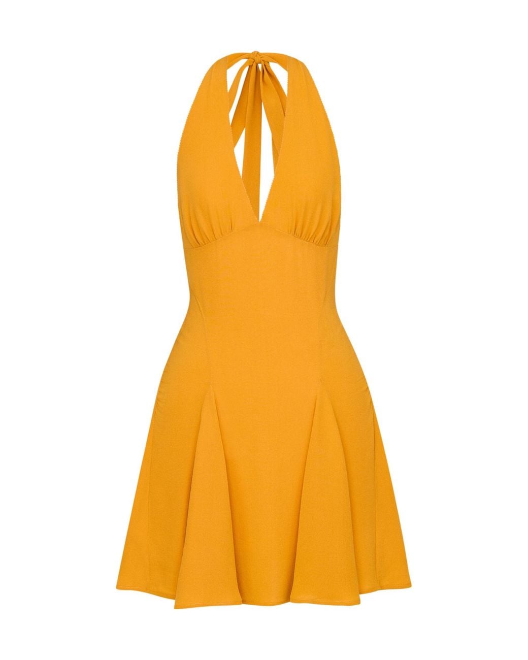 Saint Laurent Yellow Sleeveless Dress