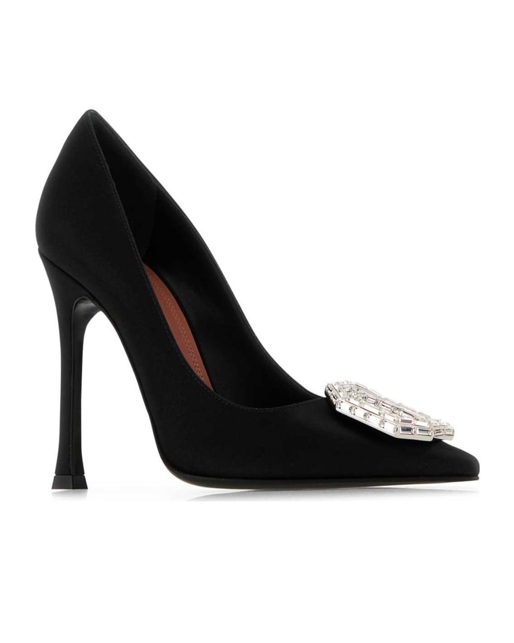 AMINA MUADDI Black Pointed High Heels
