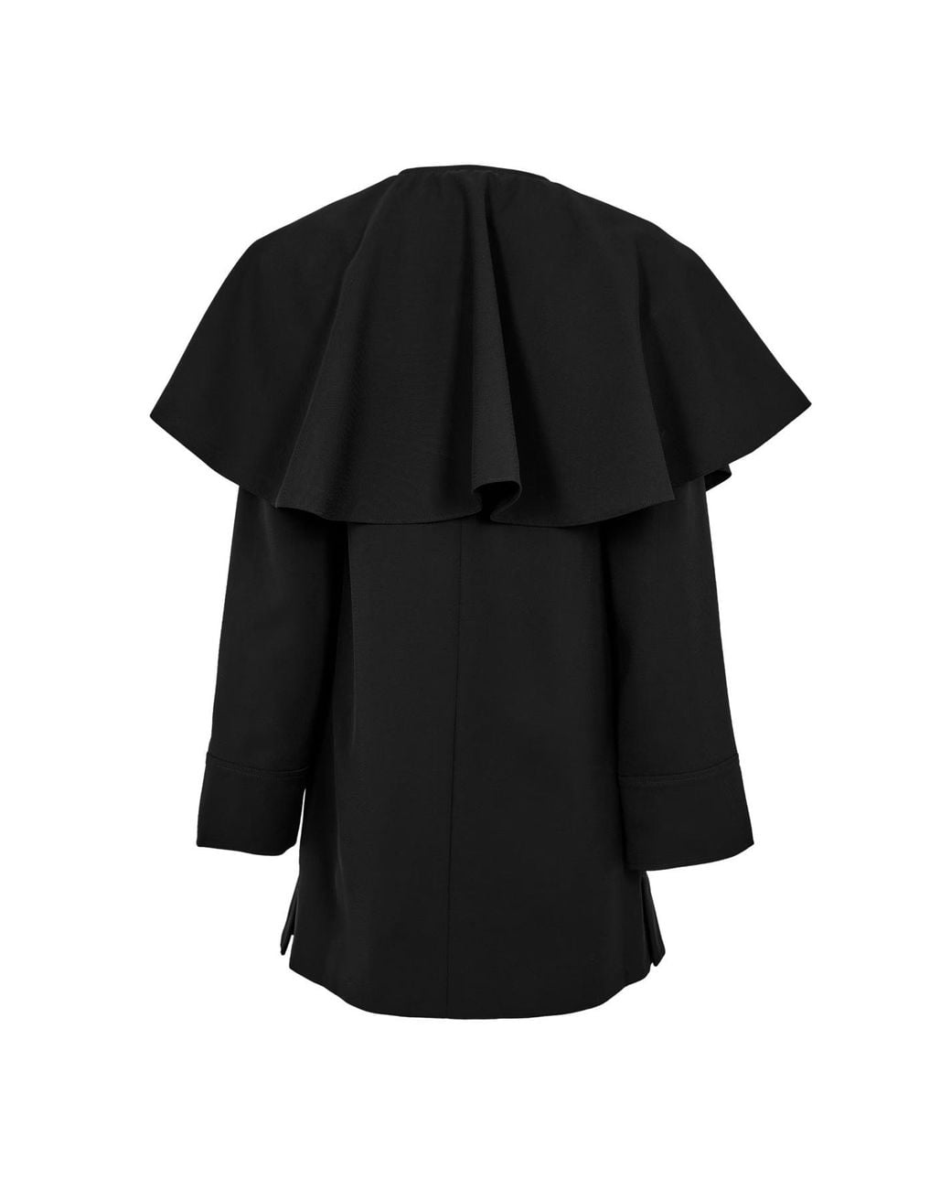 Ganni Black Suiting Circle Mini Dress