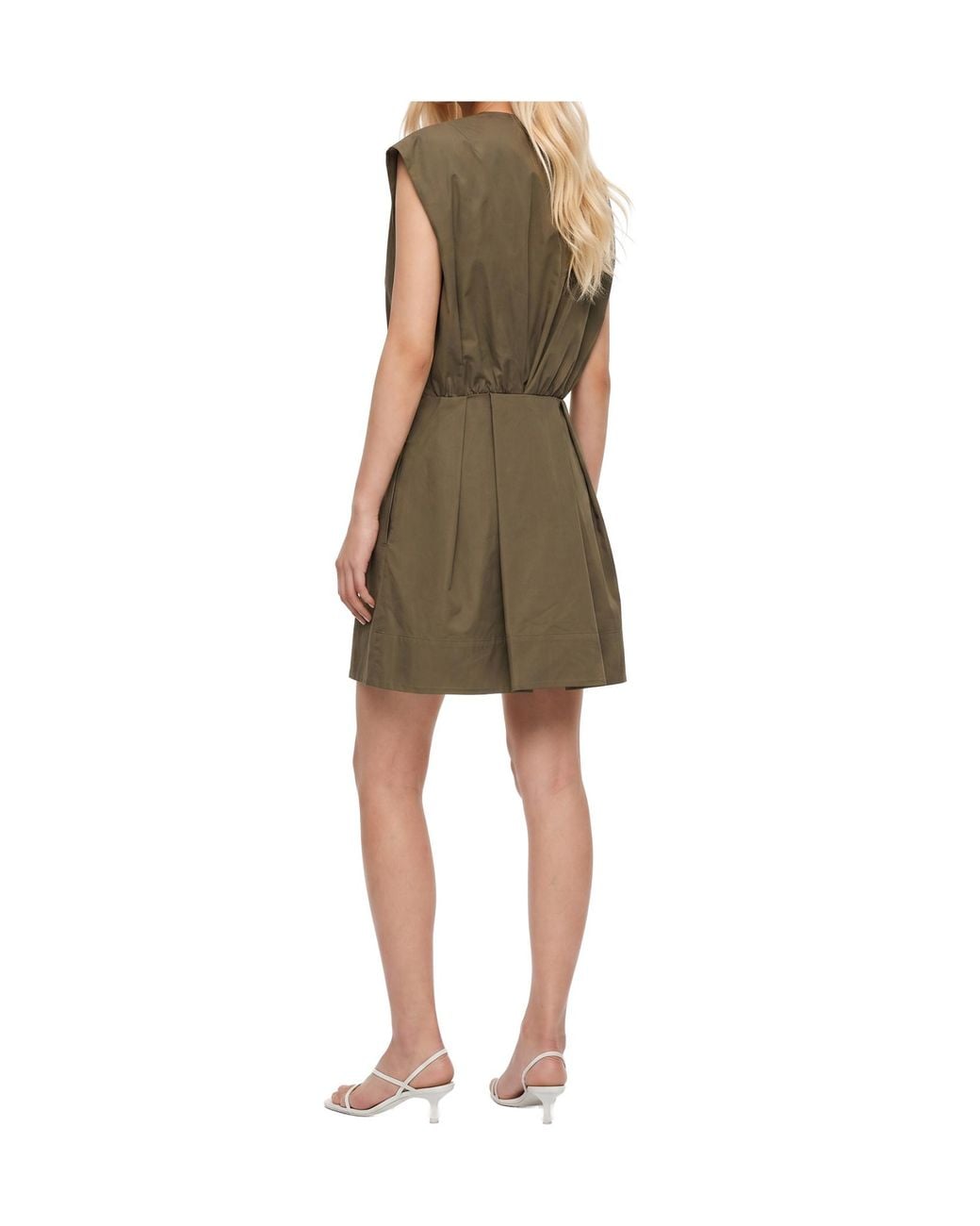 Jonathan Simkhai Green Sefi Mini Dress