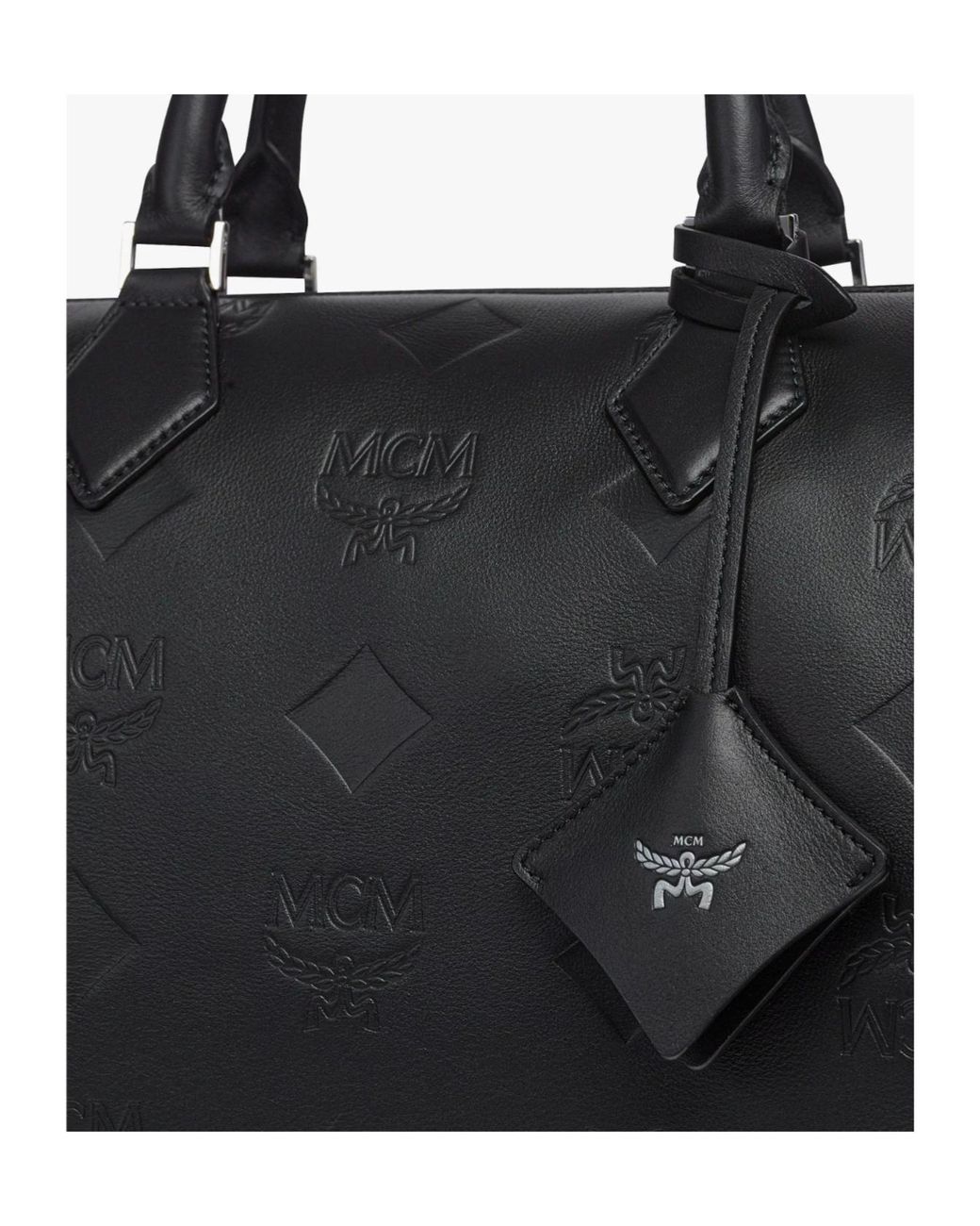 MCM Black Ella Boston Bag