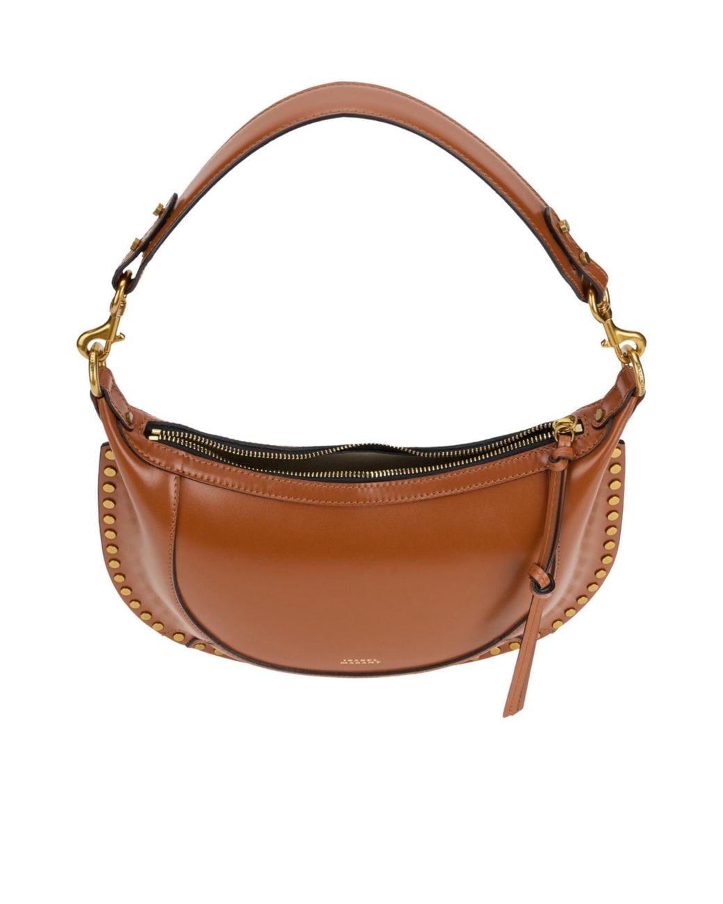 Isabel Marant Brown Naoko Studded Shoulder Bag
