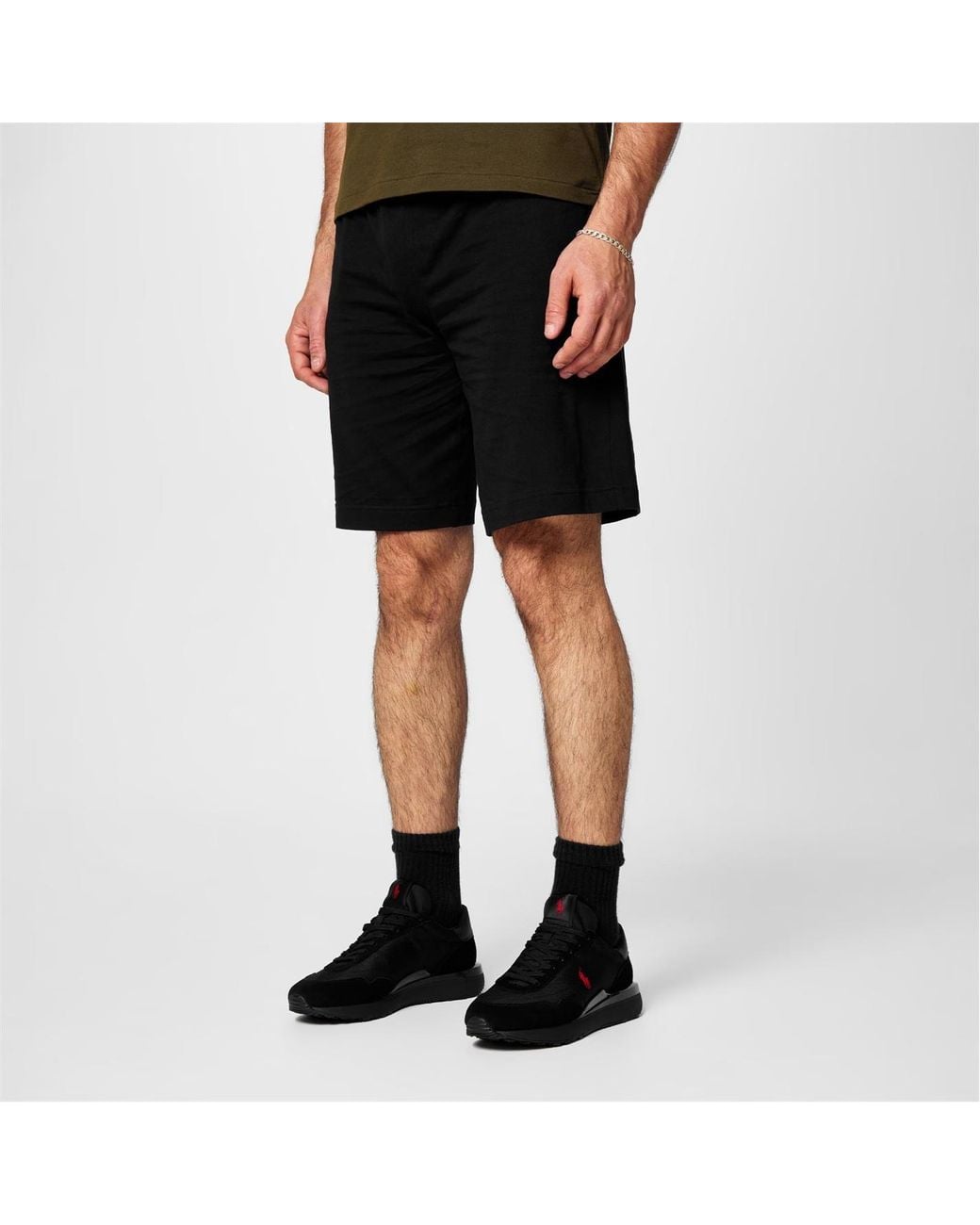 Polo Ralph Lauren Black Logo Sneakers for men