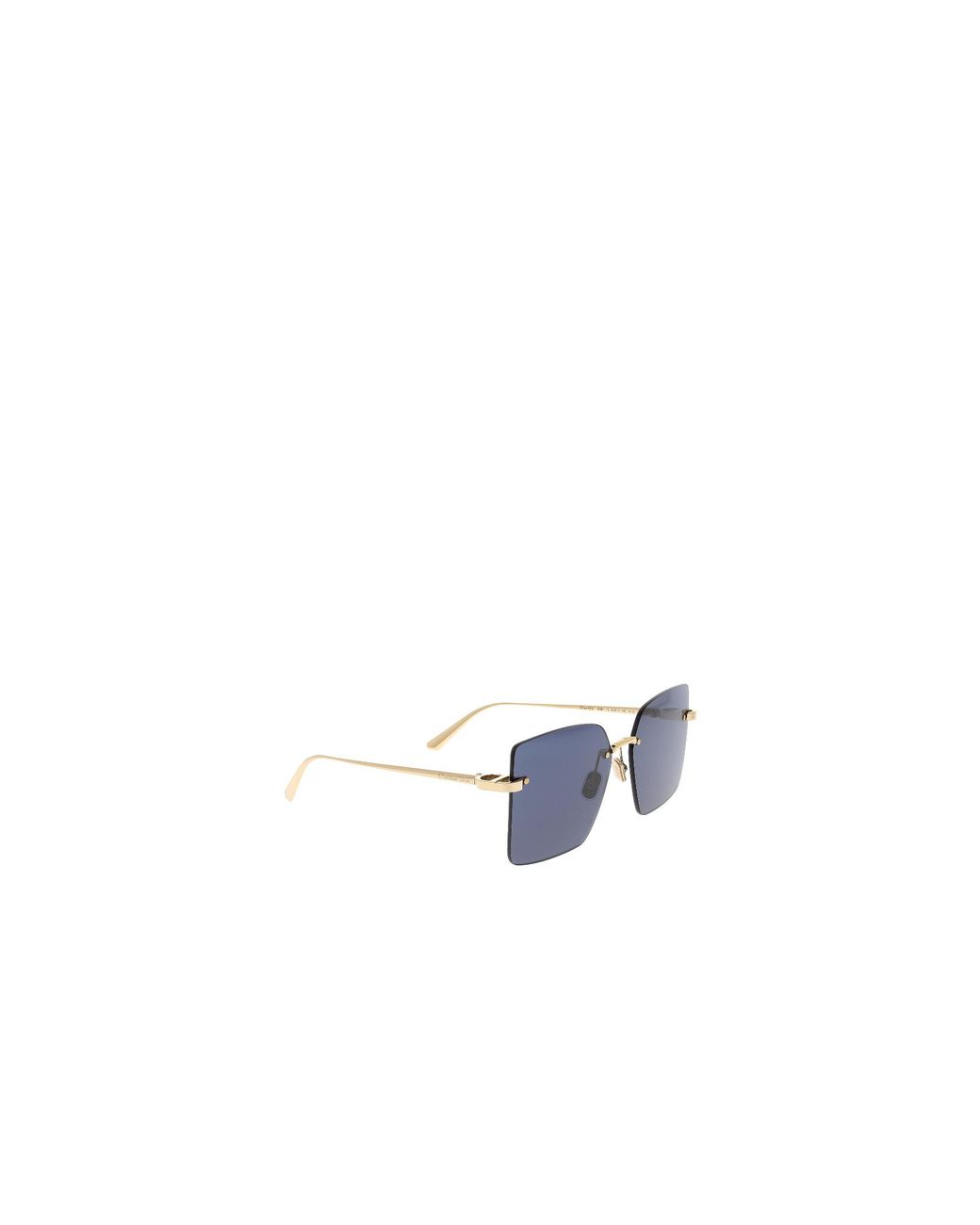 Dior Blue Eyewear C Square Frameless Sunglasses