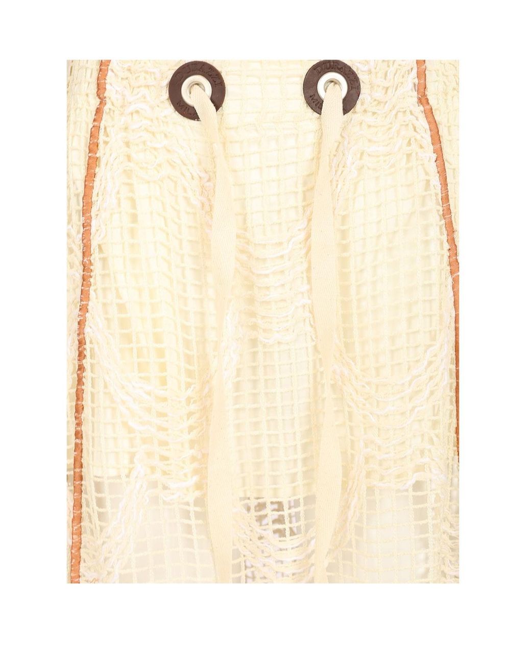 DURAZZI MILANO Natural Mesh A-Line Skirt