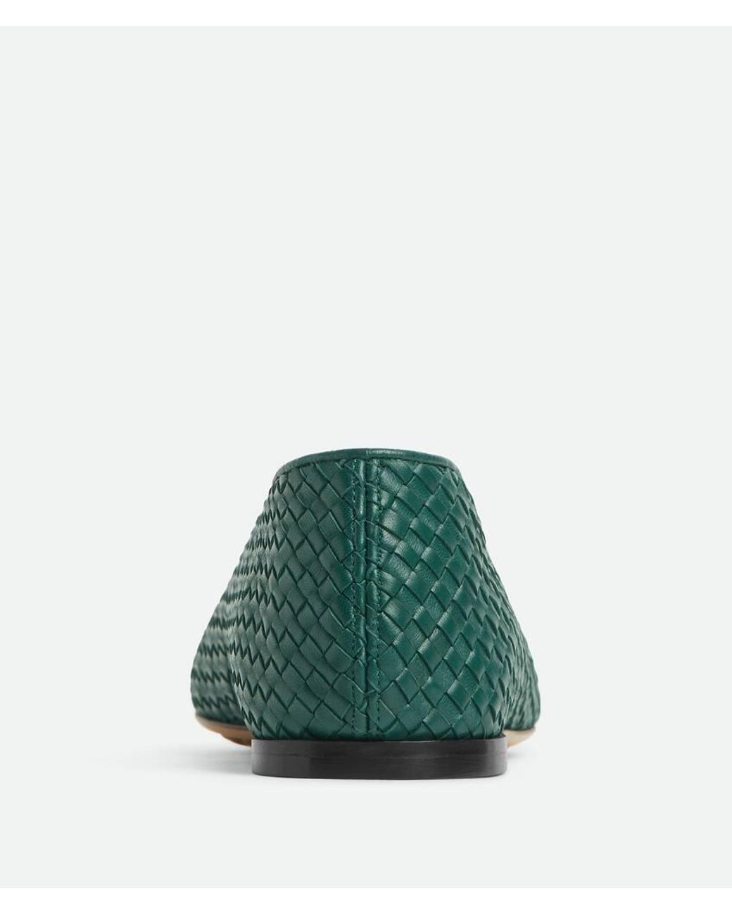 Bottega Veneta Green Rosa Ballerina