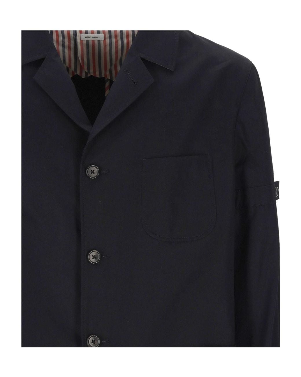 Thom Browne Blue Long-Sleeve Casual Jacket for men