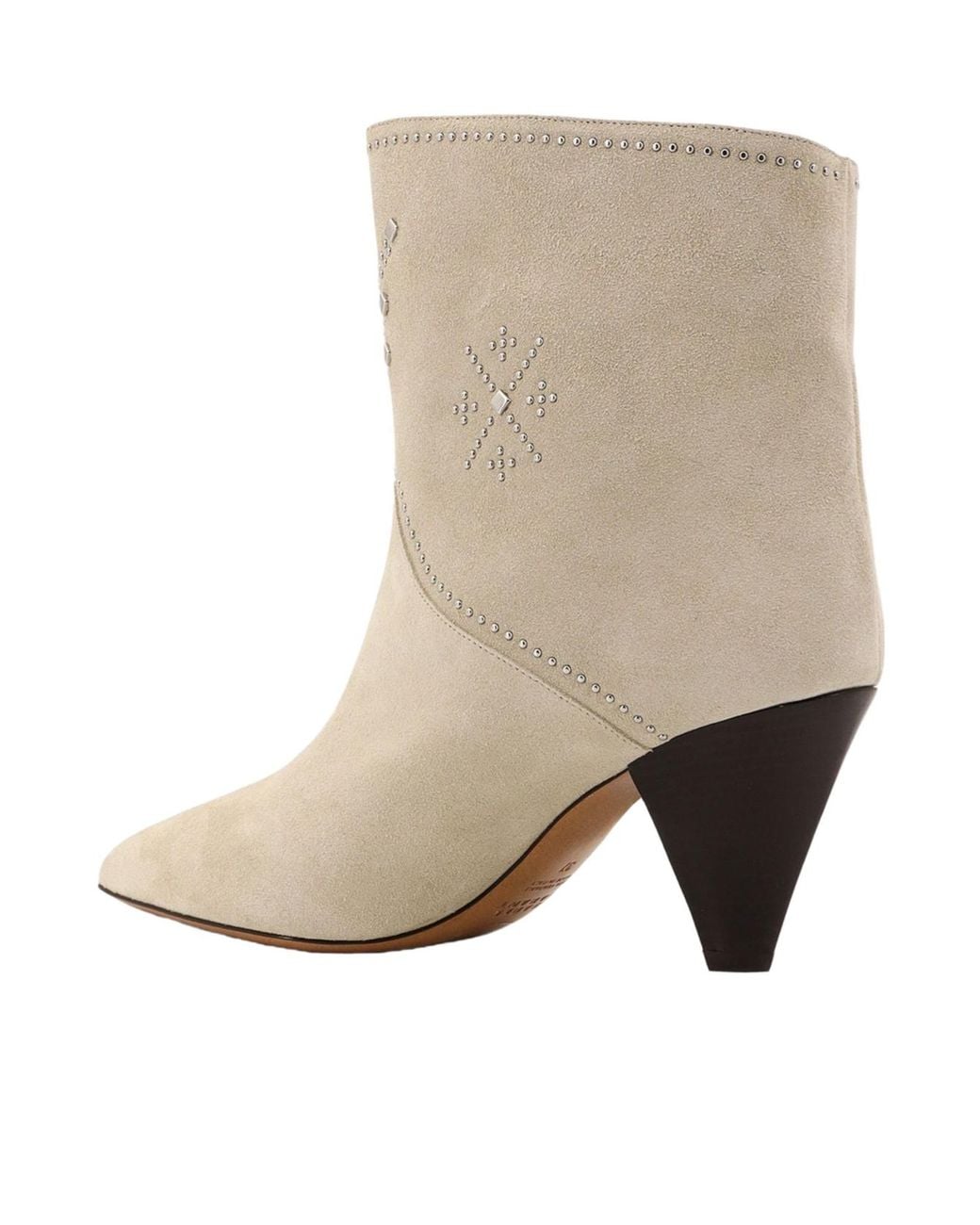 Isabel Marant Natural Loline Studded Boots