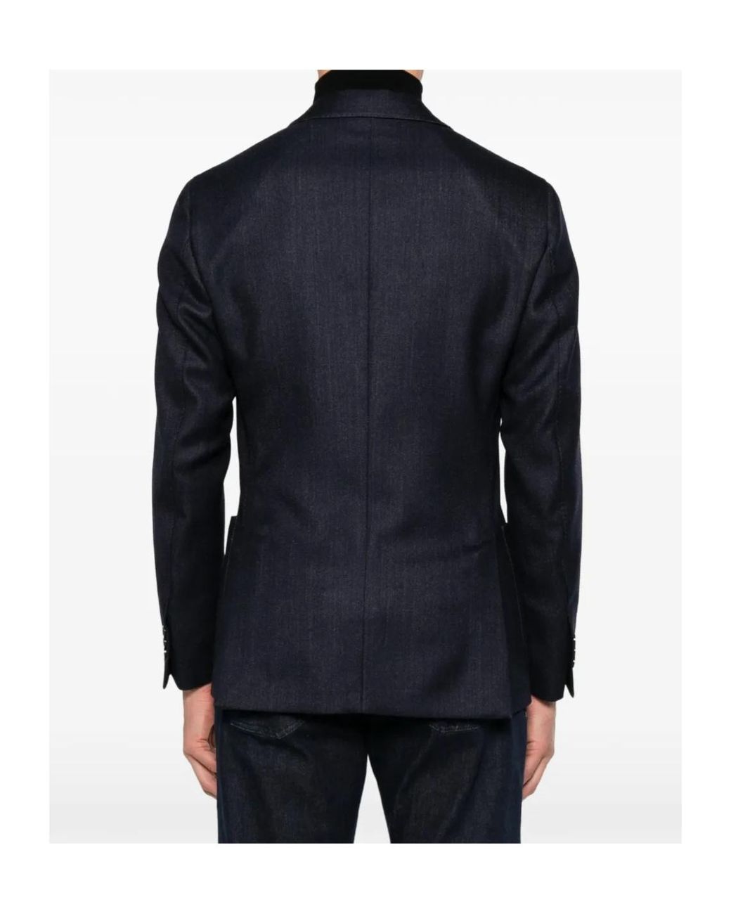 Lardini Blue Roma Long-Sleeve Blazer for men