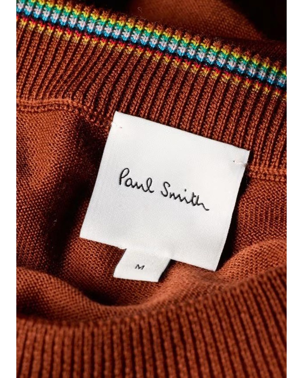 Paul Smith Brown Crew Neck Knitted Sweater for men