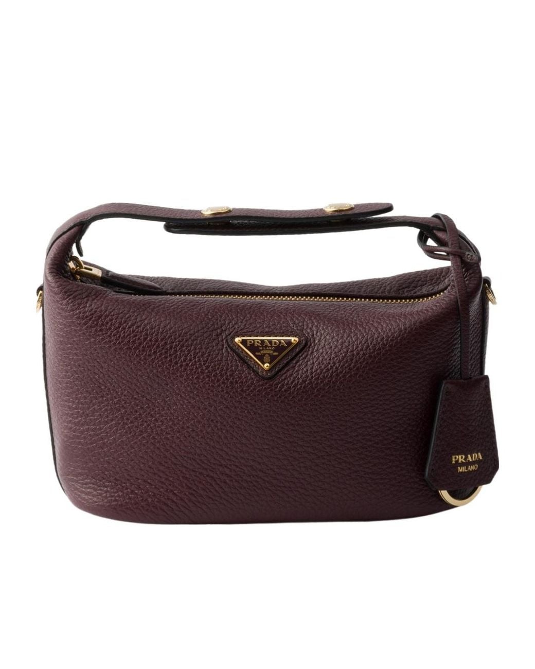 Prada Purple Chérie Leather Mini-Bag