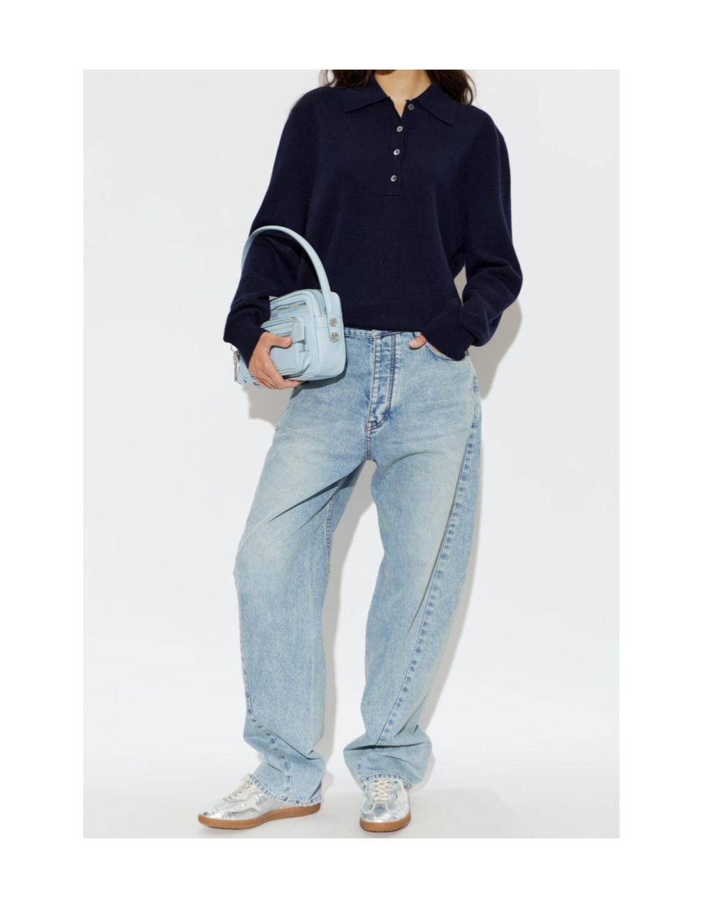 Alohas White Tb.490 Lace-Up Casual Sneakers