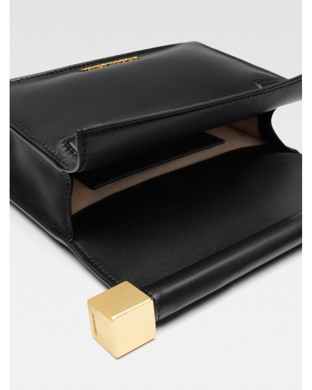 Jacquemus Black Rond Carré Small Clutch Bag