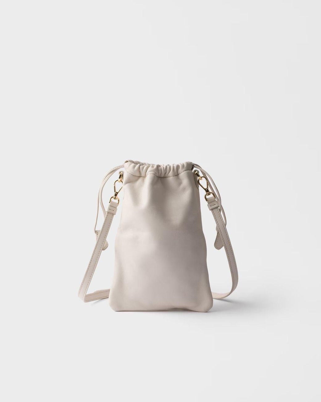 Prada Natural Nappa Leather Pouch